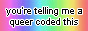 youre telling me a queer coded this website